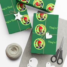 Load image into Gallery viewer, Donald Trump - Merry Christmas, They're Fired Gift Wrap Papers