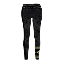 Load image into Gallery viewer, Speed Racking Horse Leggings - Black Lace with Speed Racking Horses