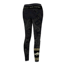 Load image into Gallery viewer, Speed Racking Horse Leggings - Black Lace with Speed Racking Horses
