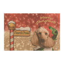 Load image into Gallery viewer, Spread Christmas Joy and Poodle Love with a Festive Poodle Lover Coconut Coir Christmas Doormat