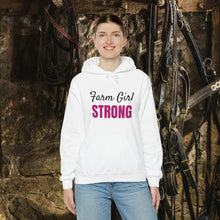 Load image into Gallery viewer, Farm Girl Strong Custom Hooded Sweatshirt - English Riding Clothes