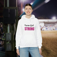 Load image into Gallery viewer, -Looking for Christmas Gift Ideas? Our Hooded Sweatshirt is the perfect gift idea for women who are Farm Girl Strong!