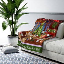 Load image into Gallery viewer, Unleash the laughs with our Funny Dog Antics Christmas Blanket
