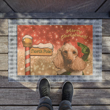 Load image into Gallery viewer, Spread Christmas Joy and Poodle Love with a Festive Poodle Lover Coconut Coir Christmas Doormat