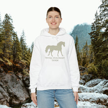 Load image into Gallery viewer, Rocky Mountain Horse Hoodie will make you Rocky Mountain High