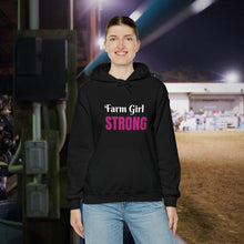 Load image into Gallery viewer, -Looking for Christmas Gift Ideas? Our Hooded Sweatshirt is the perfect gift idea for women who are Farm Girl Strong!