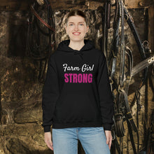 Load image into Gallery viewer, Farm Girl Strong Custom Hooded Sweatshirt - English Riding Clothes