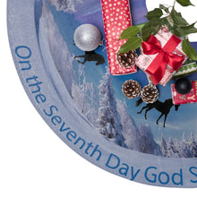 Load image into Gallery viewer, Gaited Horse Tree Skirt for Christmas Decoration Tree Fanatics