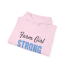 Load image into Gallery viewer, Farm Girl Strong Custom Hooded Sweatshirt - Gifts for Women Horse Lovers