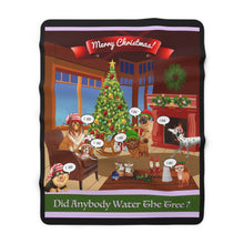 Load image into Gallery viewer, Unleash the laughs with our Funny Dog Antics Christmas Blanket