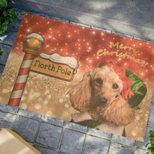Load image into Gallery viewer, Spread Christmas Joy and Poodle Love with a Festive Poodle Lover Coconut Coir Christmas Doormat