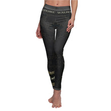 Load image into Gallery viewer, Tennessee Walker Leggings in Black Lace Design - 5 Reasons to Ride the Glide in our original design leggings