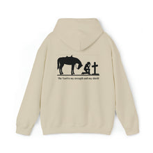 Load image into Gallery viewer, -Looking for Christmas Gift Ideas? Our Hooded Sweatshirt is the perfect gift idea for women who are Farm Girl Strong!