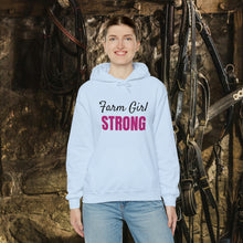 Load image into Gallery viewer, Farm Girl Strong Custom Hooded Sweatshirt - English Riding Clothes