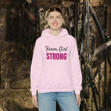 Load image into Gallery viewer, Farm Girl Strong Custom Hooded Sweatshirt - English Riding Clothes