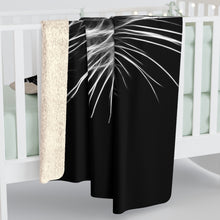 Load image into Gallery viewer, Wrap Yourself in Luxury with our Black Cat Sherpa Fleece Blanket