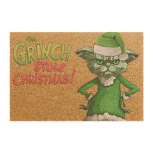 Load image into Gallery viewer, Grinch Cat Christmas Doormat - Coir Doormat