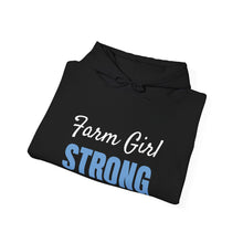 Load image into Gallery viewer, Farm Girl Strong Custom Hooded Sweatshirt - Gifts for Women Horse Lovers
