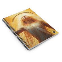 Load image into Gallery viewer, Inspirational Spiral Notebook — &quot;Life Begins at the End of My Comfort Zone&quot; Ruled Journal
