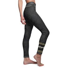 Load image into Gallery viewer, Rocky Mountain Horse Leggings in Black Lace Ghost Design
