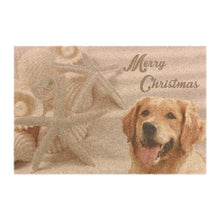 Load image into Gallery viewer, Beach Christmas Doormat -
