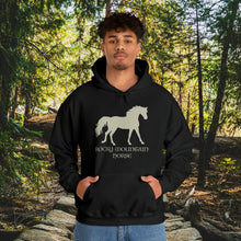 Load image into Gallery viewer, Rocky Mountain Horse Hoodie will make you Rocky Mountain High
