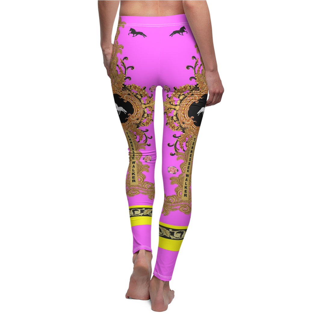 Tennessee Walker Equestrian Leggings - Original Hot Pink Design