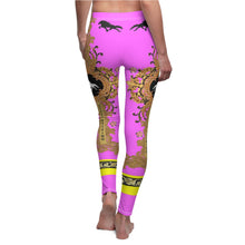 Load image into Gallery viewer, Speed Racking Horse Leggings - Hot Pink &quot;Fursace&quot; Design
