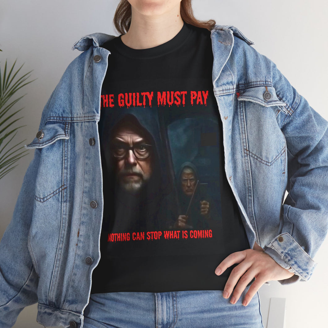 T-Shirt Patriotic Grim Reaper Punish The Guilty -  Unisex