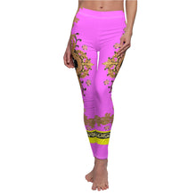 Load image into Gallery viewer, Speed Racking Horse Leggings - Hot Pink &quot;Fursace&quot; Design
