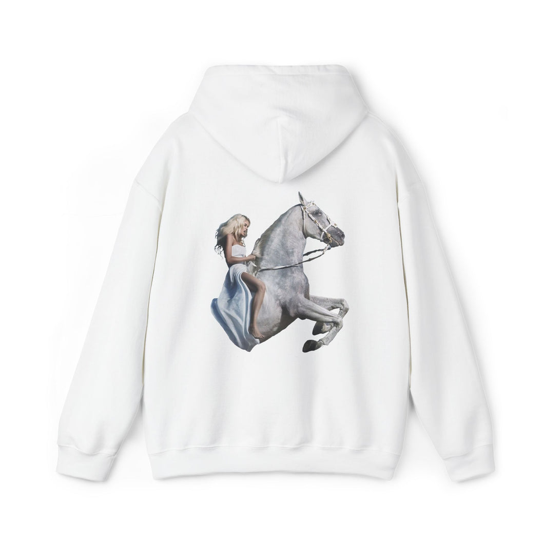Farm Girl Strong Custom Hooded Sweatshirt - Gifts for Women Horse Lovers